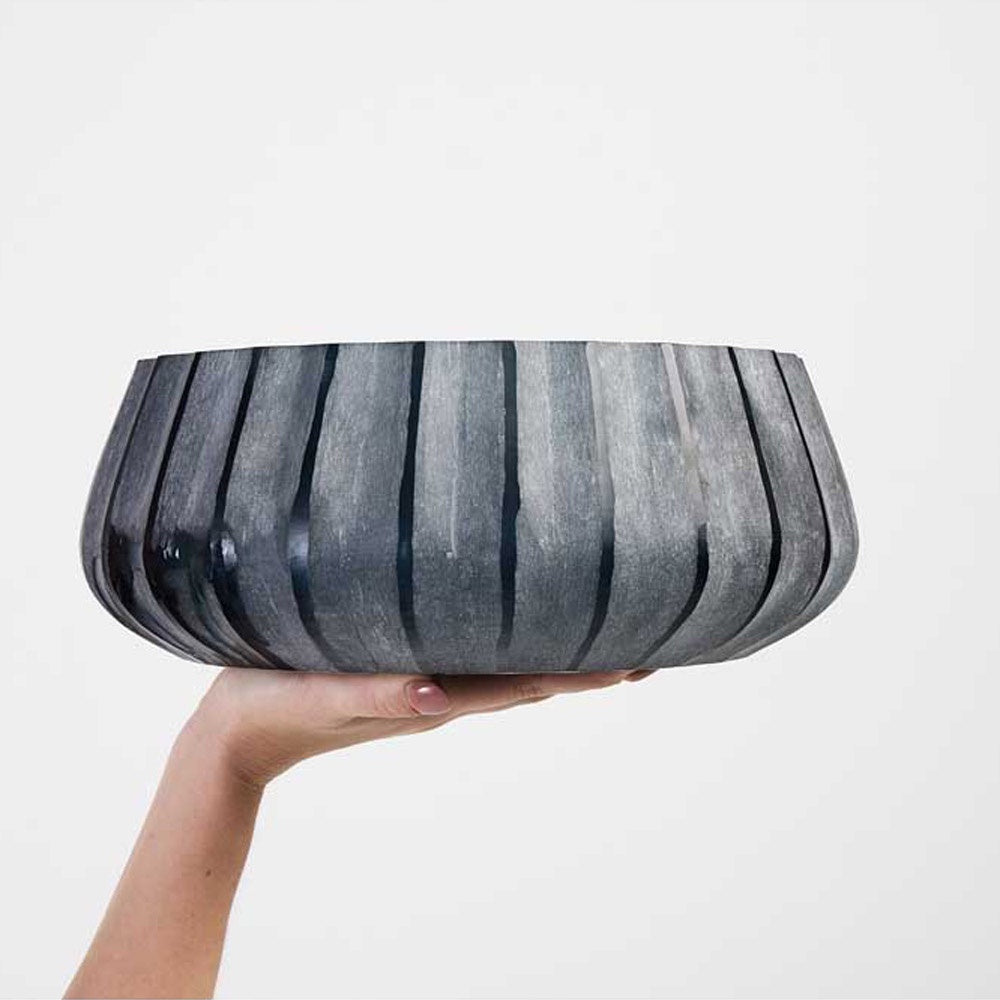 THE FOUNDRY: Atolla Bowl Blue Bottle