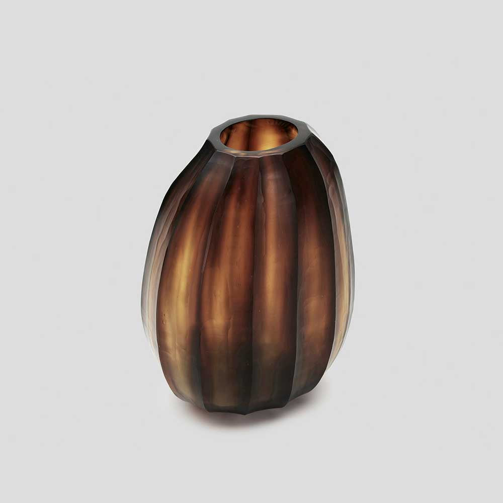 THE FOUNDRY: Aura Vase Amber | Medium