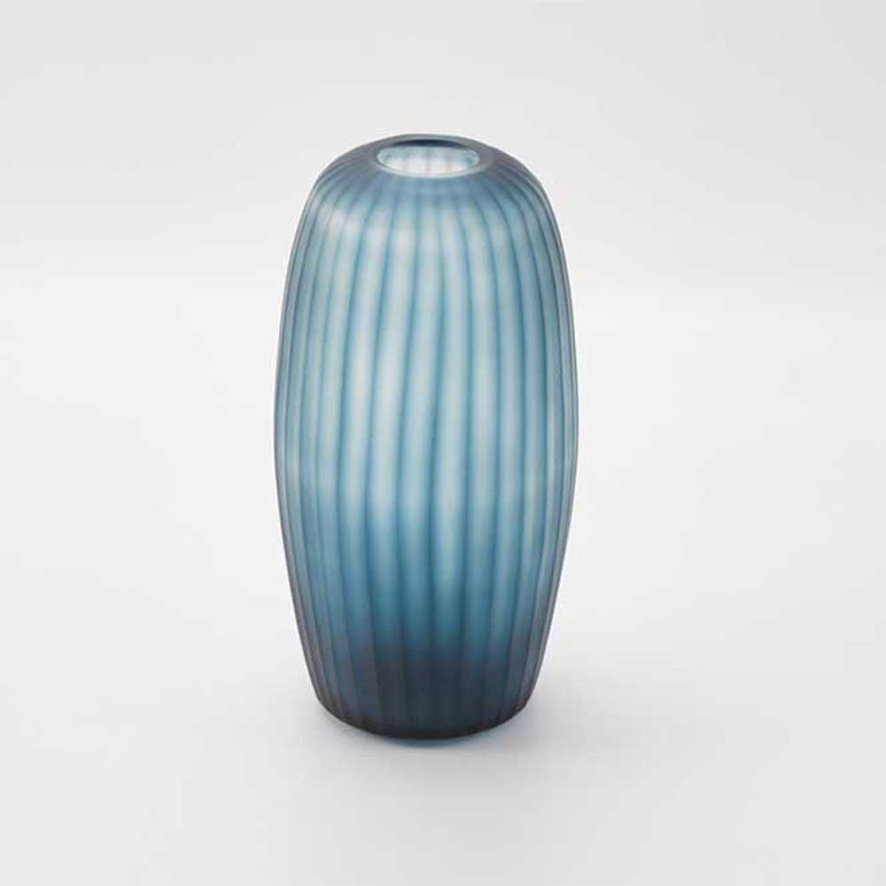 THE FOUNDRY: Hurricane Vase Indigo | XTall