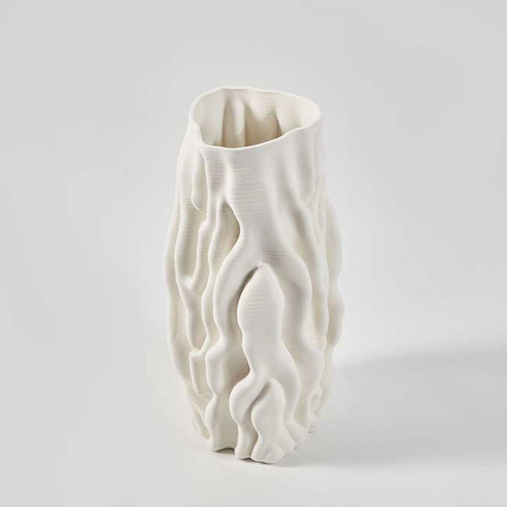 THE FOUNDRY: Kombu Vase Ivory | Large