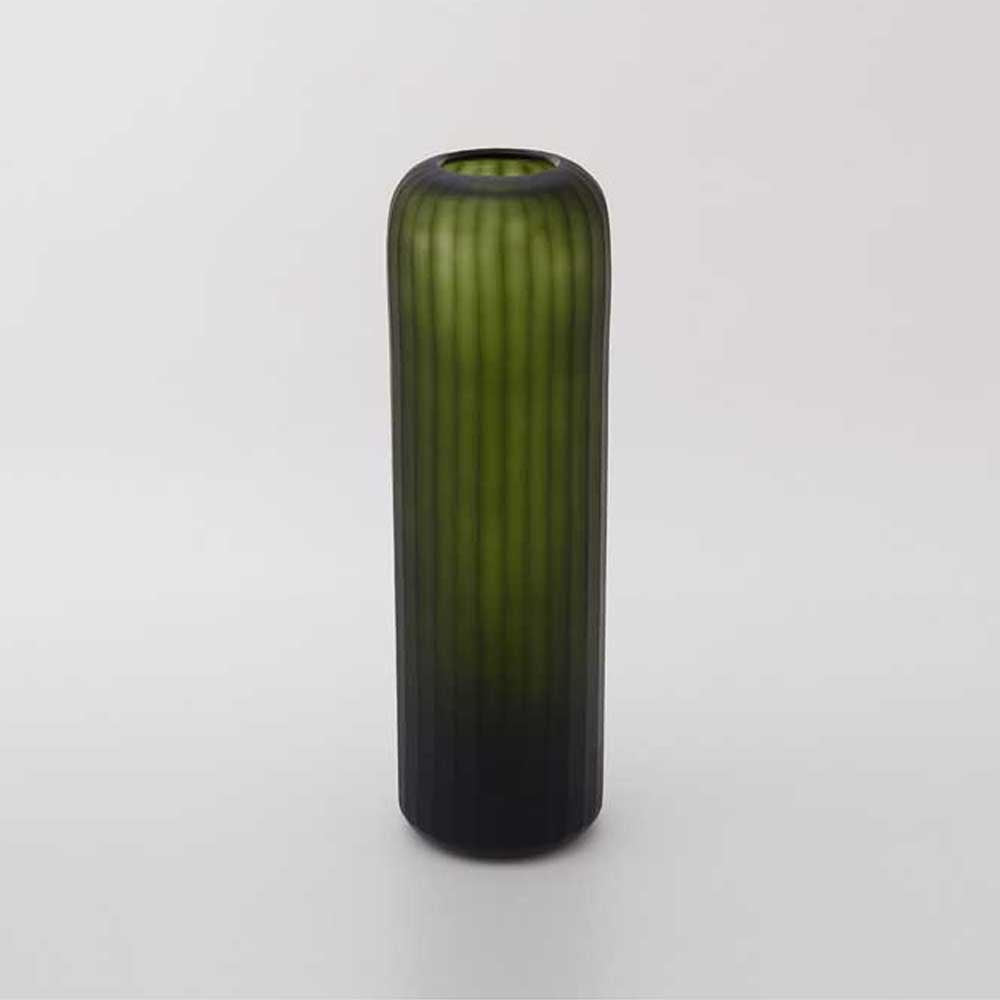 THE FOUNDRY: Lantern Vase Moss | Tall