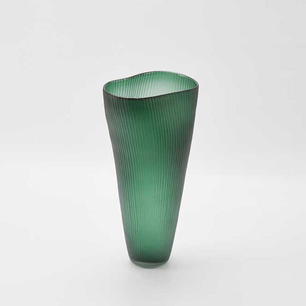 THE FOUNDRY: Palma Vase Emerald | Large