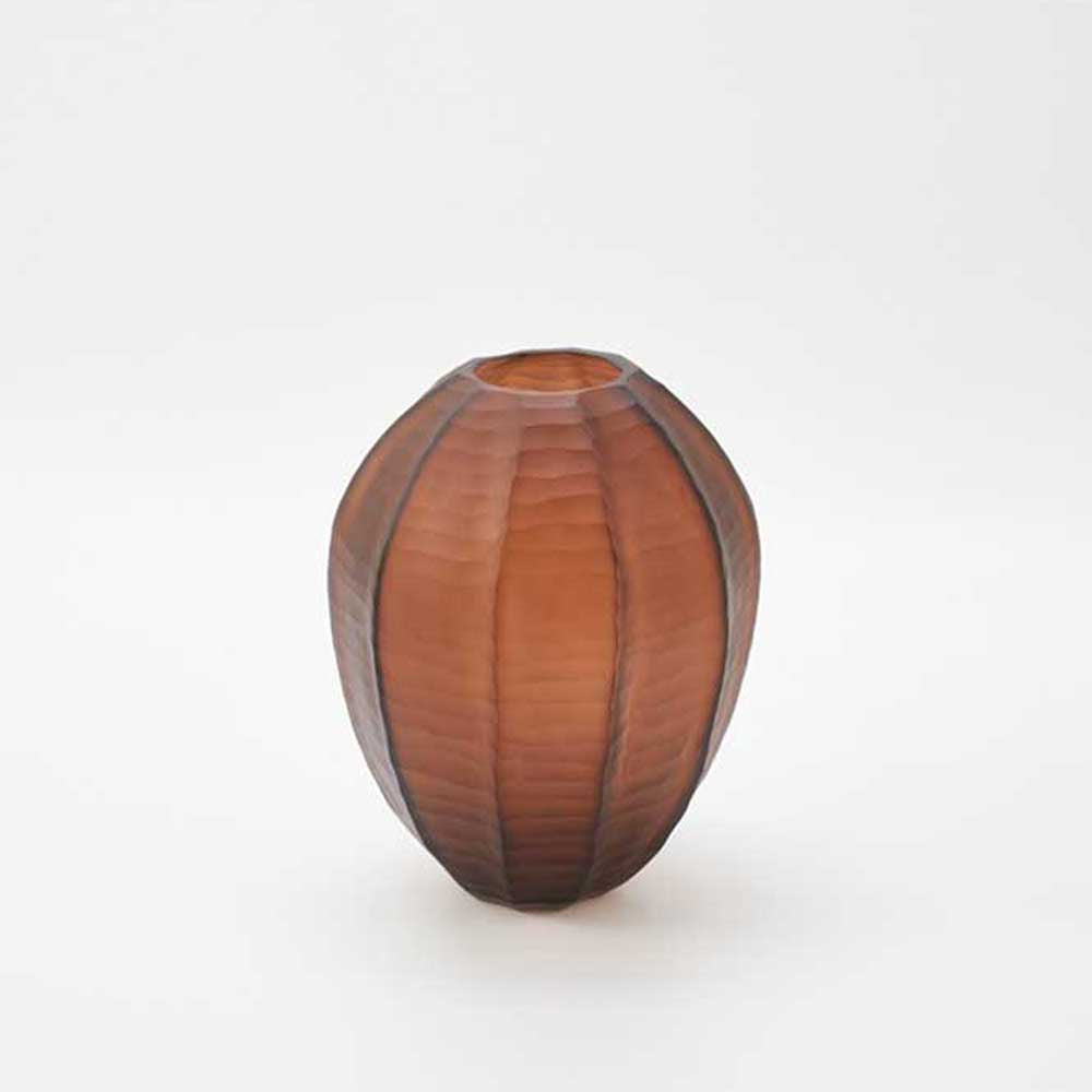 THE FOUNDRY: Roche Vase Amber | Medium