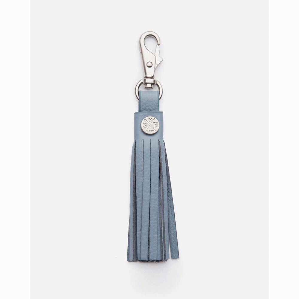 STITCH & HIDE: Leather Tassel | Storm Blue