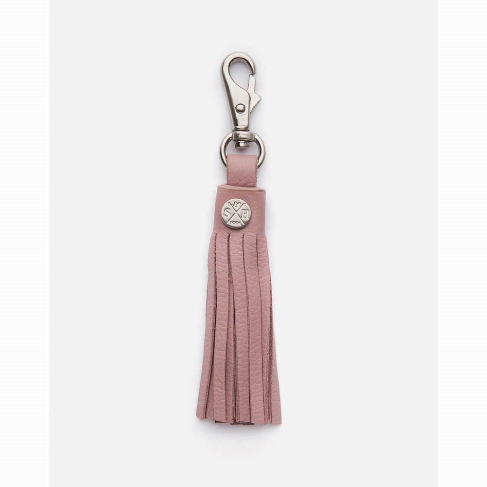 STITCH & HIDE: Leather Tassel | Dusty Rose