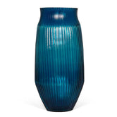 BRIAN TUNKS: Cut Glass Vase Large | Aegean