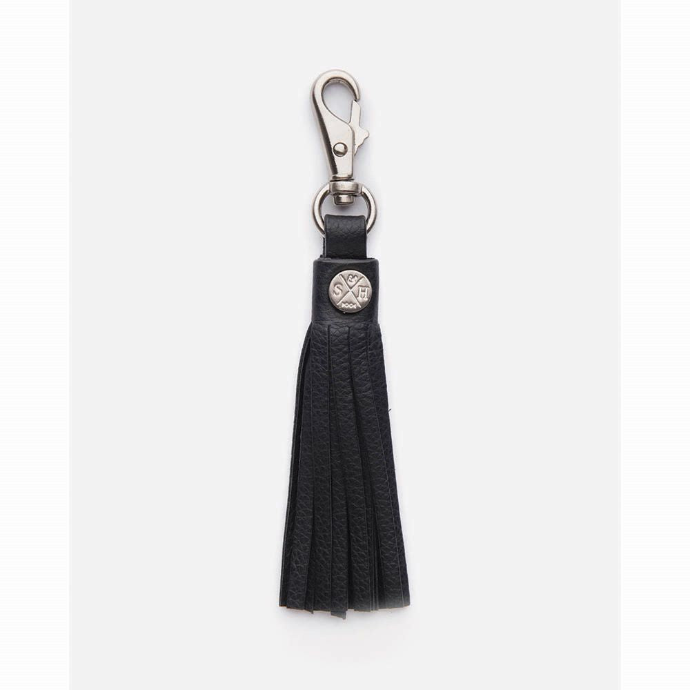 STITCH & HIDE: Leather Tassel | Black