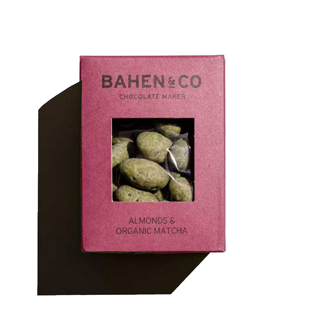 BAHEN & CO CHOCOLATE: Coated | Almonds & Organic Matcha