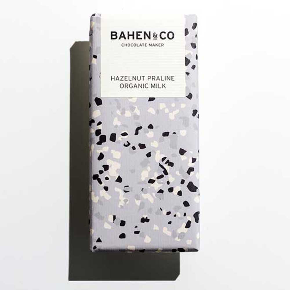 BAHEN & CO CHOCOLATE: Hazelnut Praline Organic Milk