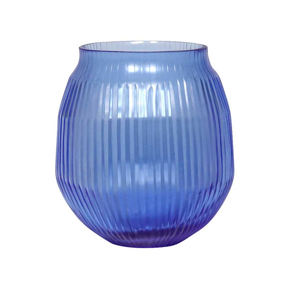 BRIAN TUNKS: Cut Glass Vase Small | Bluebell