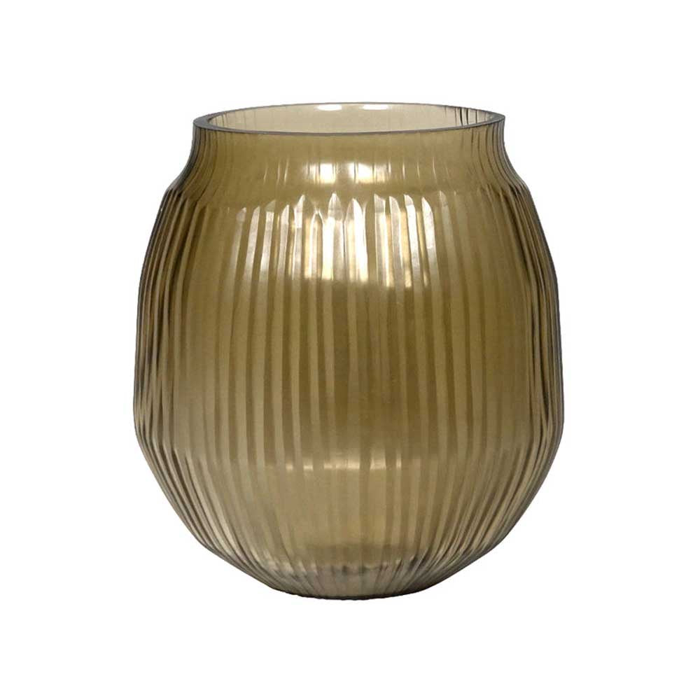 BRIAN TUNKS: Cut Glass Vase Small | Gold