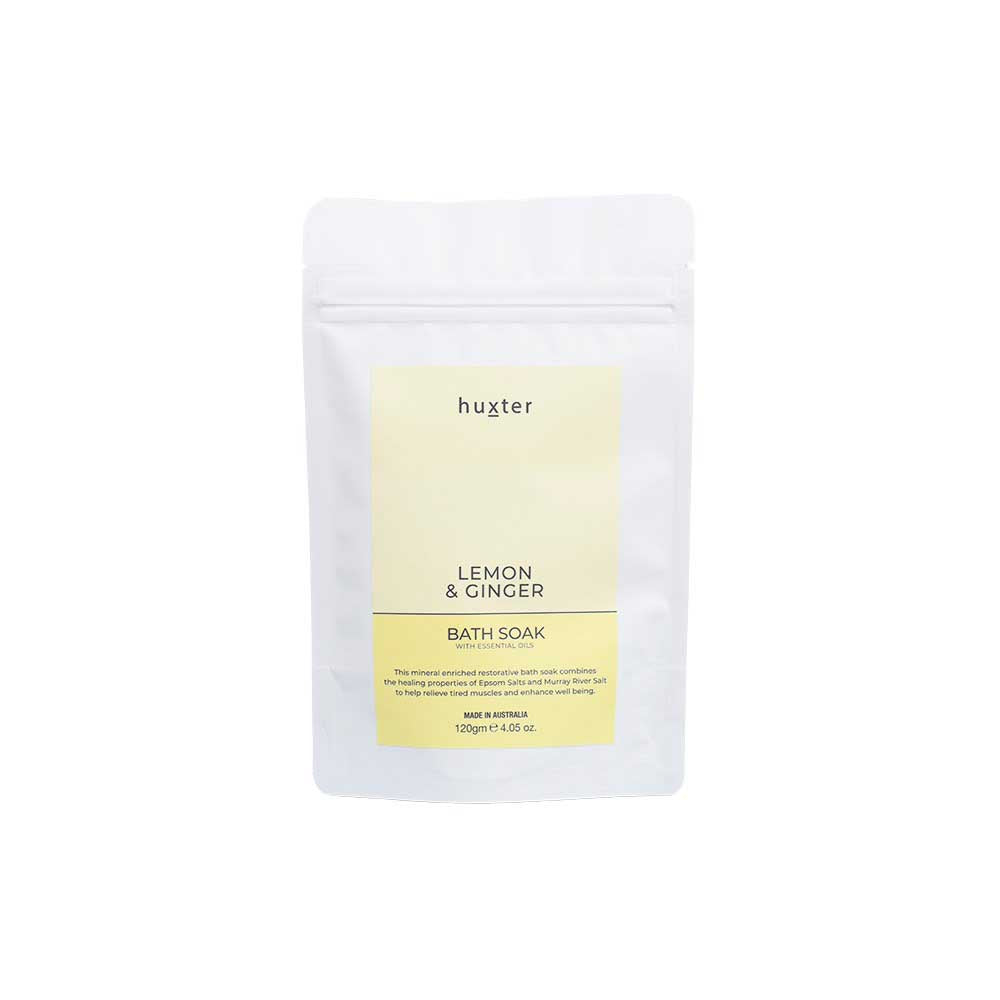 HUXTER: Bath Soak Pastel | Lemon & Ginger