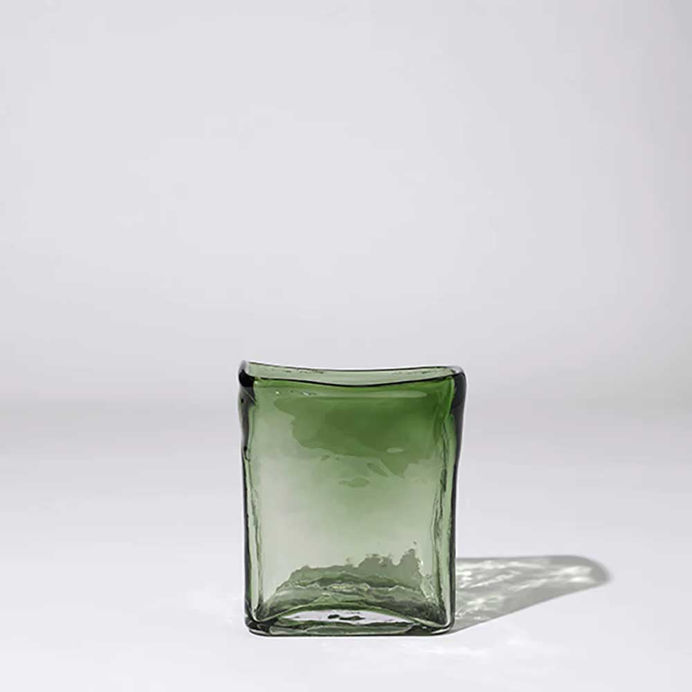 MARMOSET FOUND: Block Vase Green (L)