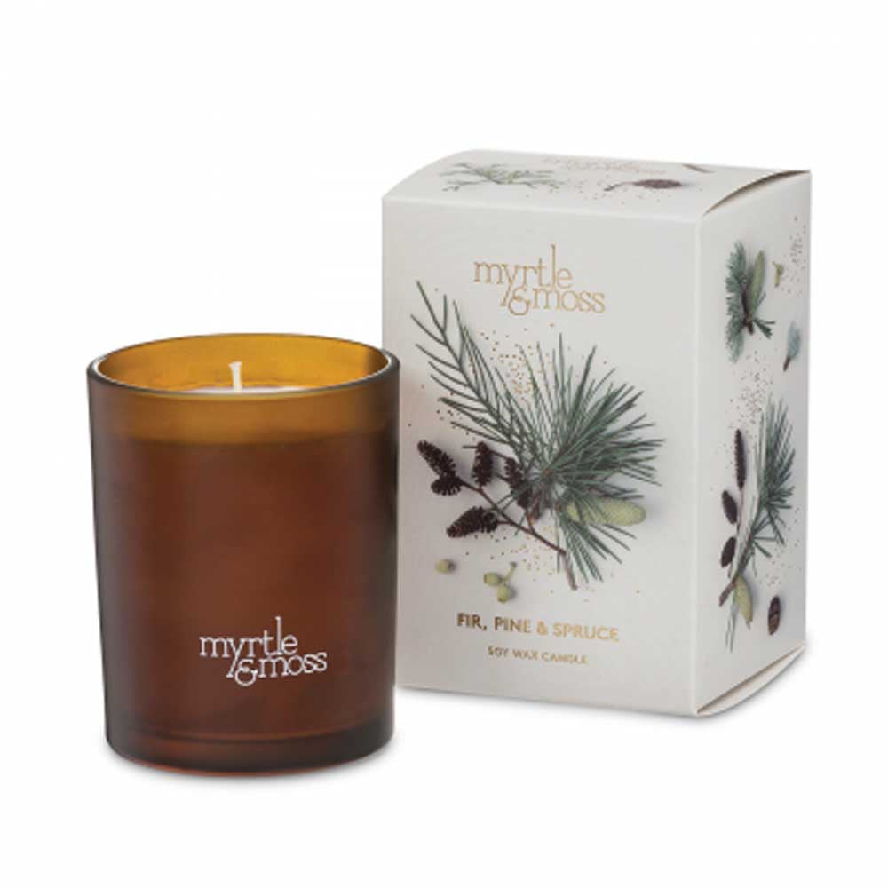 MYRTLE & MOSS: Christmas Candle | Fir, Pine & Spruce