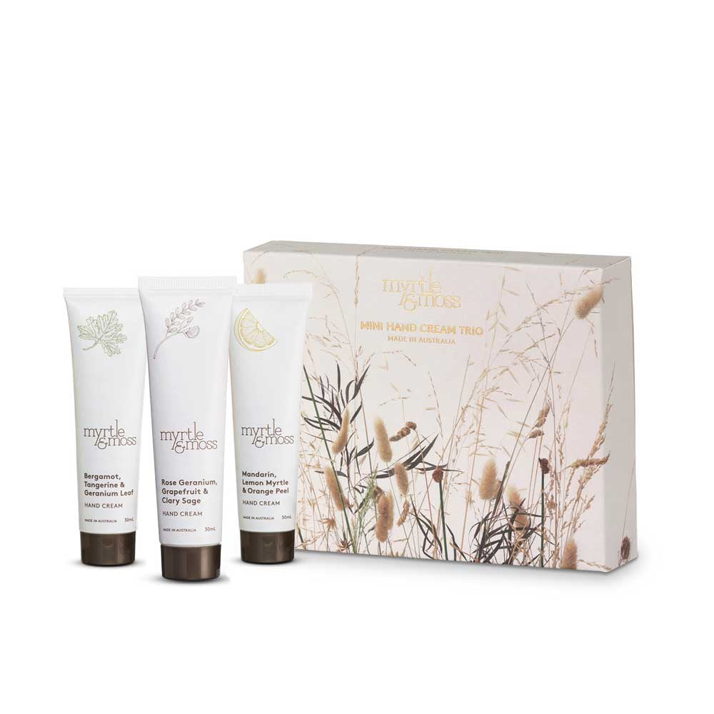 MYRTLE & MOSS: Wild Grass | Hand Cream Trio