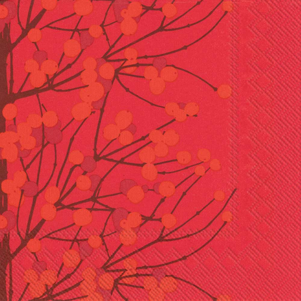 MARIMEKKO: Napkins | Lumimarja Red