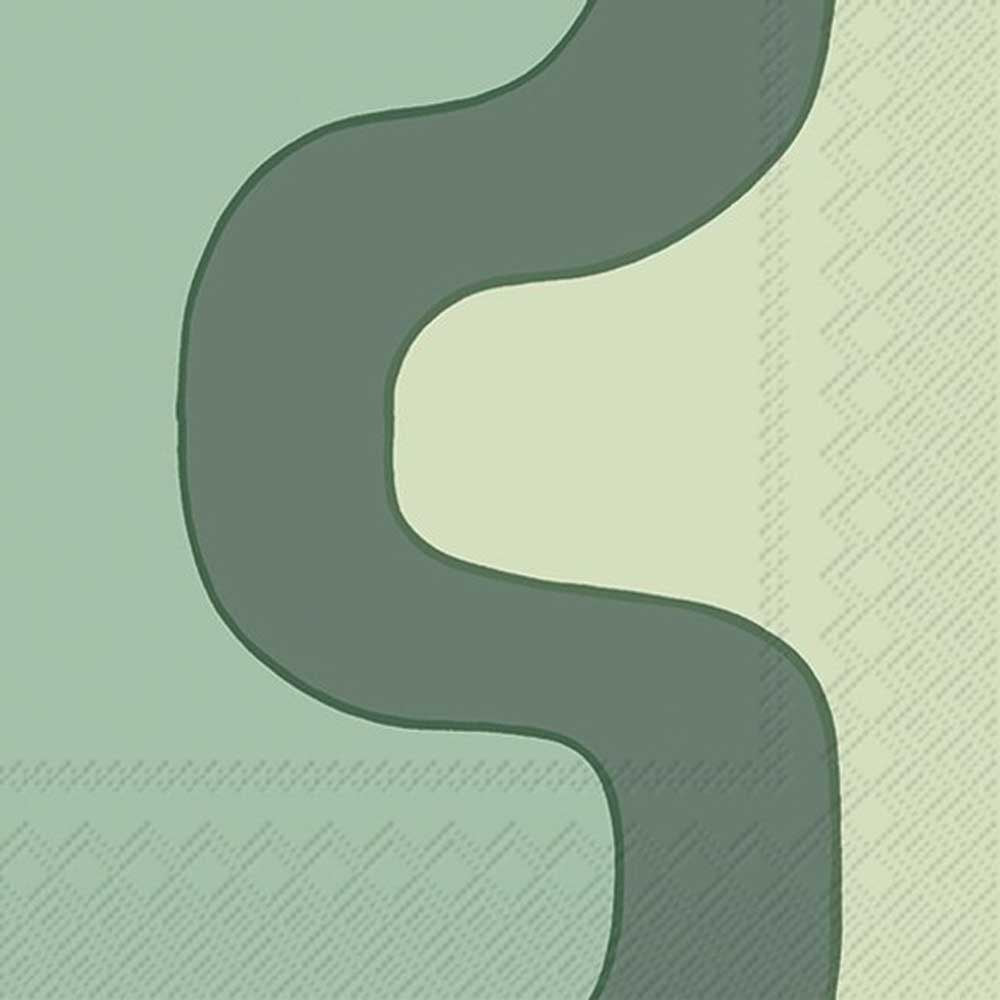 MARIMEKKO: Napkins | Seireeni Light Green