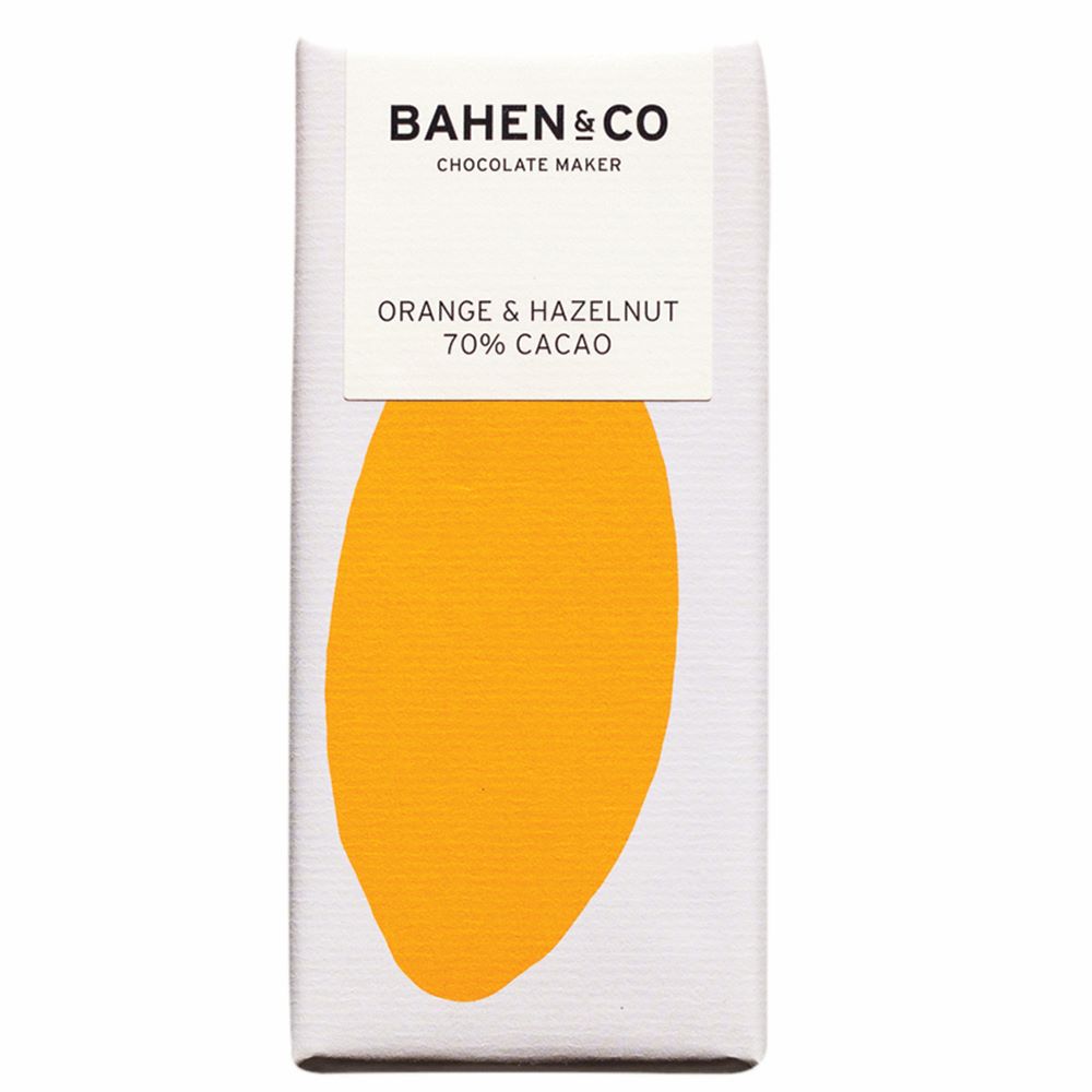 BAHEN & CO CHOCOLATE: Orange & Hazelnut