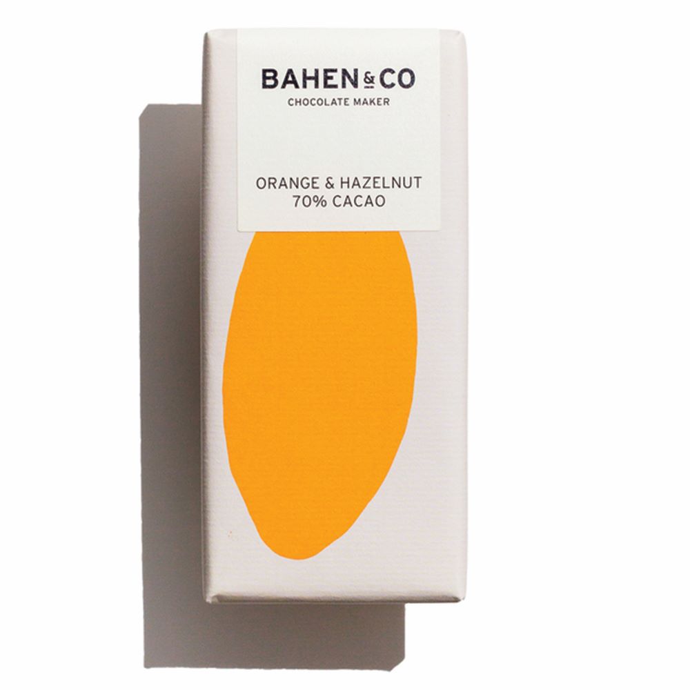 BAHEN & CO CHOCOLATE: Orange & Hazelnut
