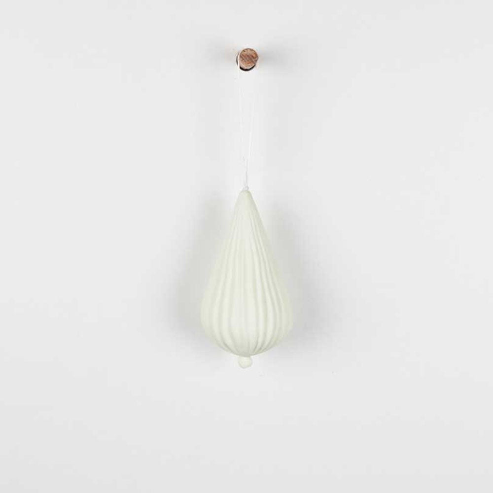 PAPAYA: Wanderlust Hanging Porcelain Teardrop | Mint Cream
