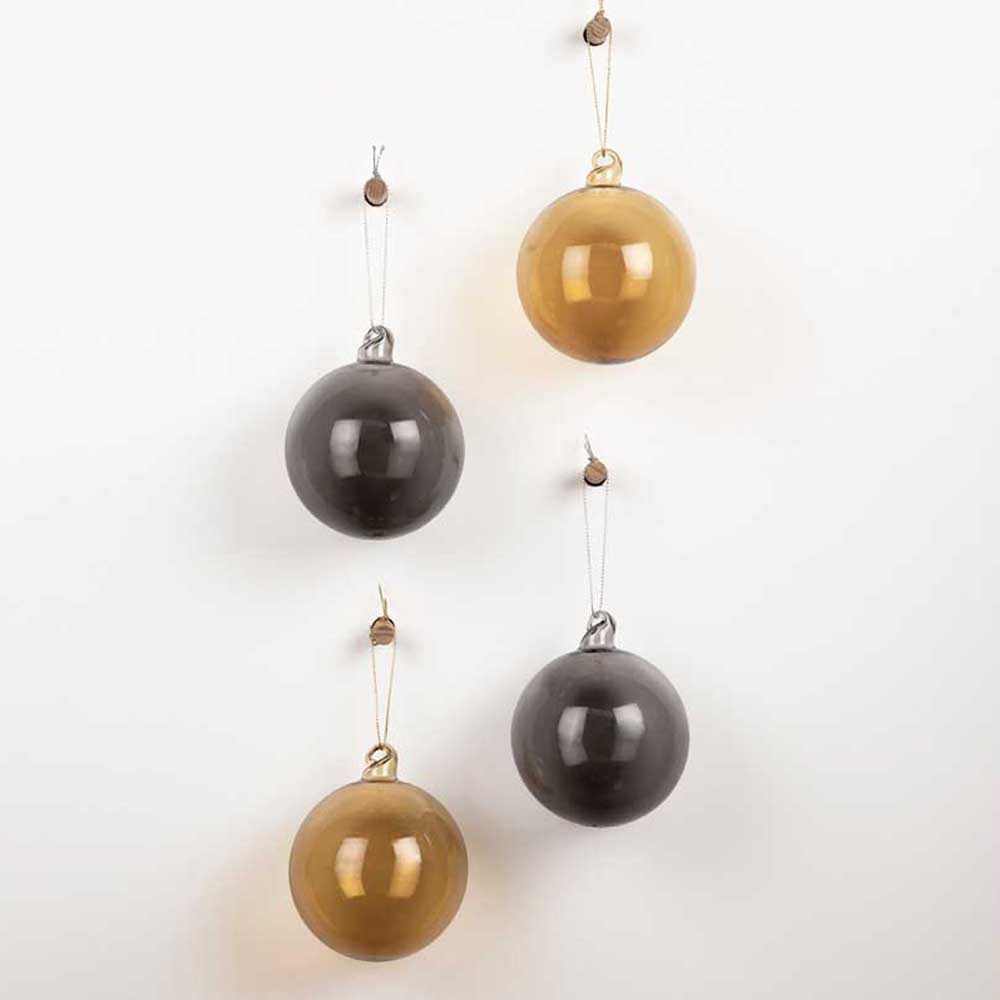 PAPAYA: Wonderlust Hanging Baubles | Bronze & Smoke