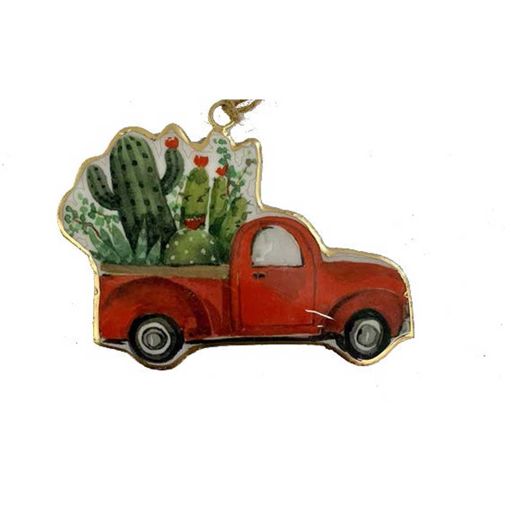 RUBY STAR: Christmas Decoration | Vintage Truck Cactus