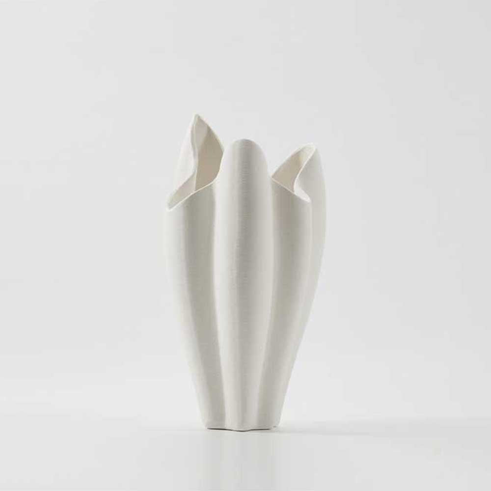 THE FOUNDRY: Bloom Vase Ivory | Large