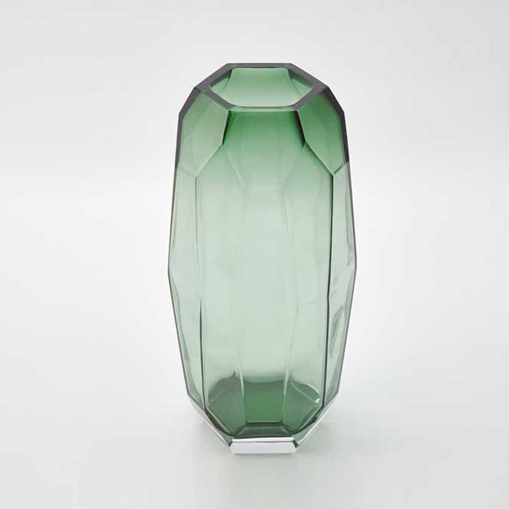 THE FOUNDRY: Radiant Vase Polished Emerald | Tall