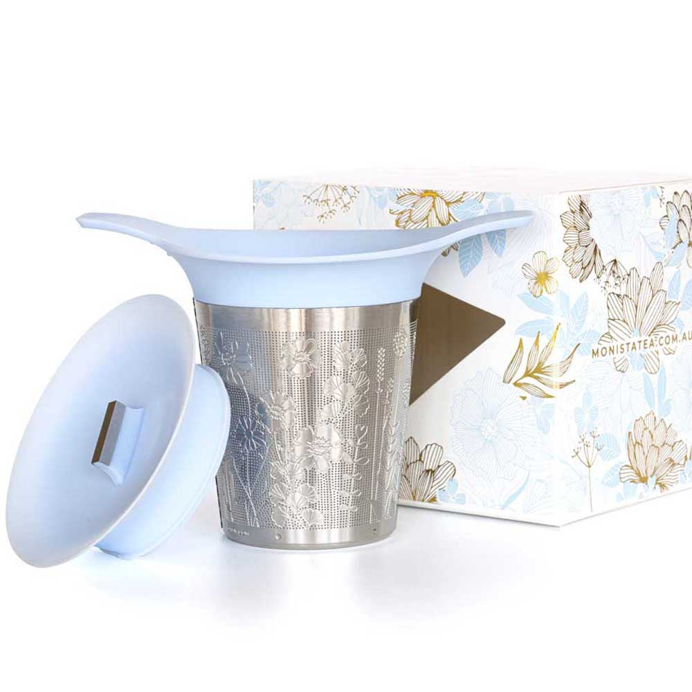 MONISTA TEA CO: Tea Basket Infuser | Sky Blue